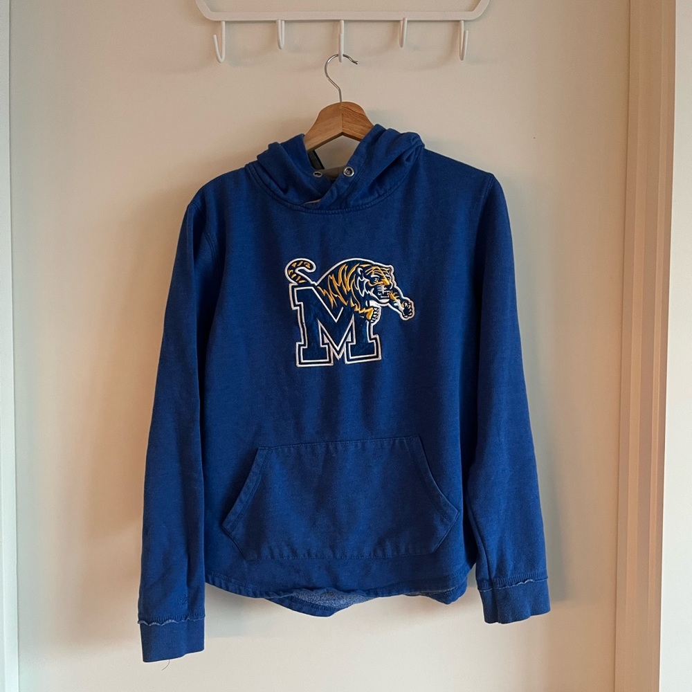 Blue Memphis Tigers pullover